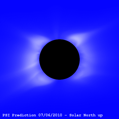 pB Prediciton Solar North Up (Blue)