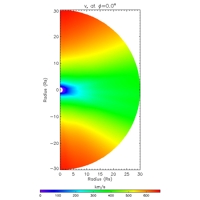 Vr meridional plane 0.0°