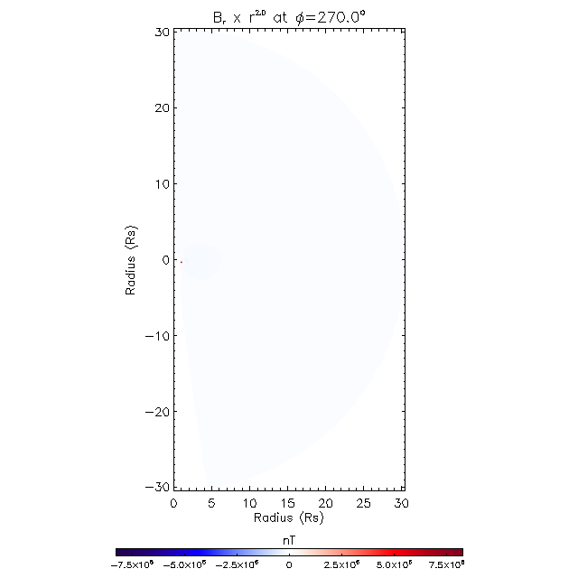 Br meridional plane 270.0°