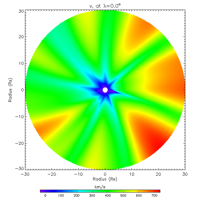 Vr equatorial plane 0.0°