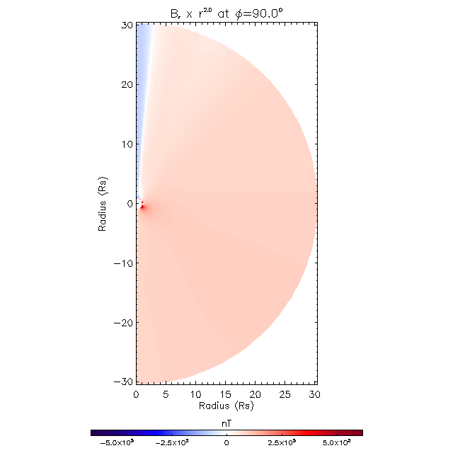 Br meridional plane 90.0°