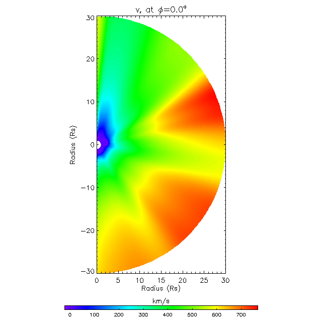 Vr meridional plane 0.0°