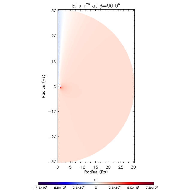 Br meridional plane 90.0°