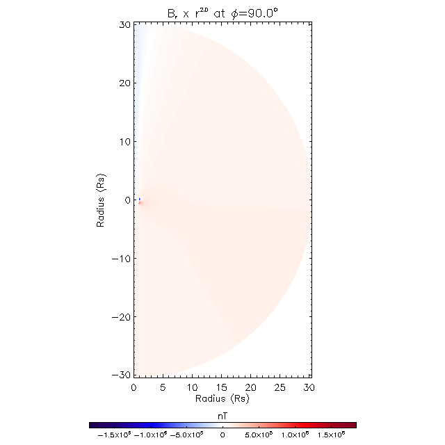Br meridional plane 90.0°