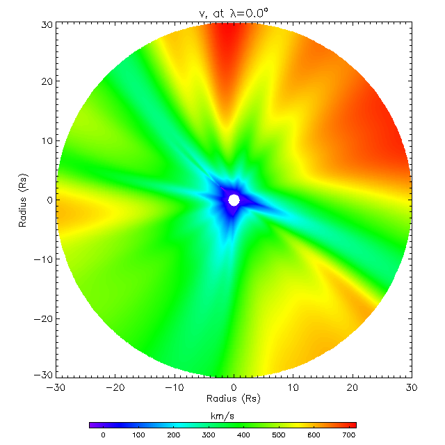 Vr equatorial plane 0.0°