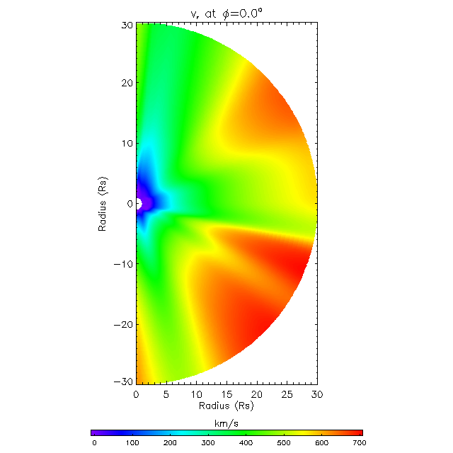 Vr meridional plane 0.0°