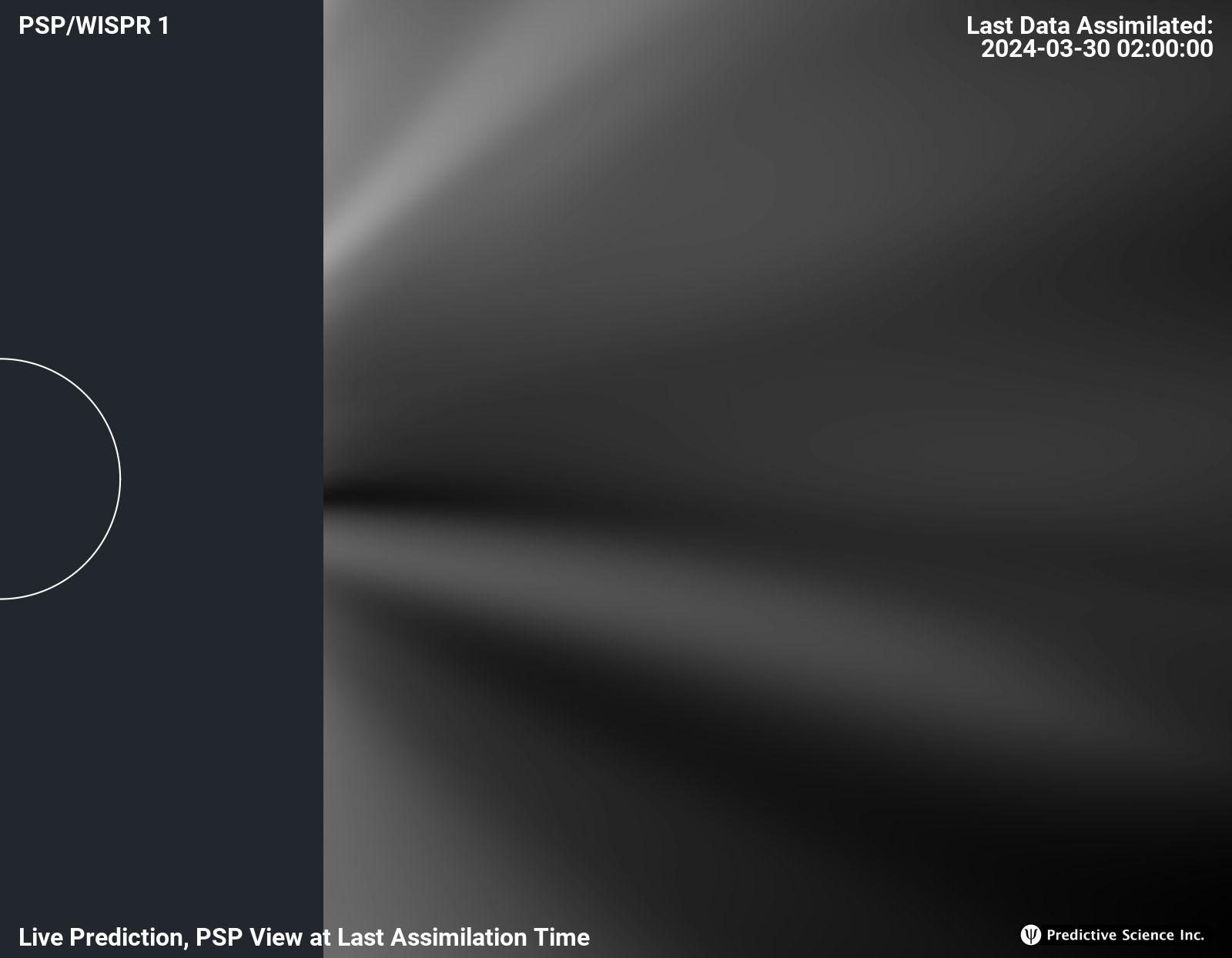 View from WISPR-I at perihelion