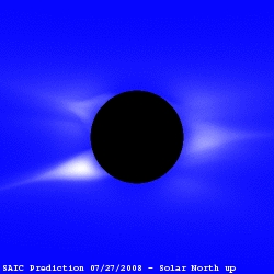 pB Prediciton Solar North Up (Blue)