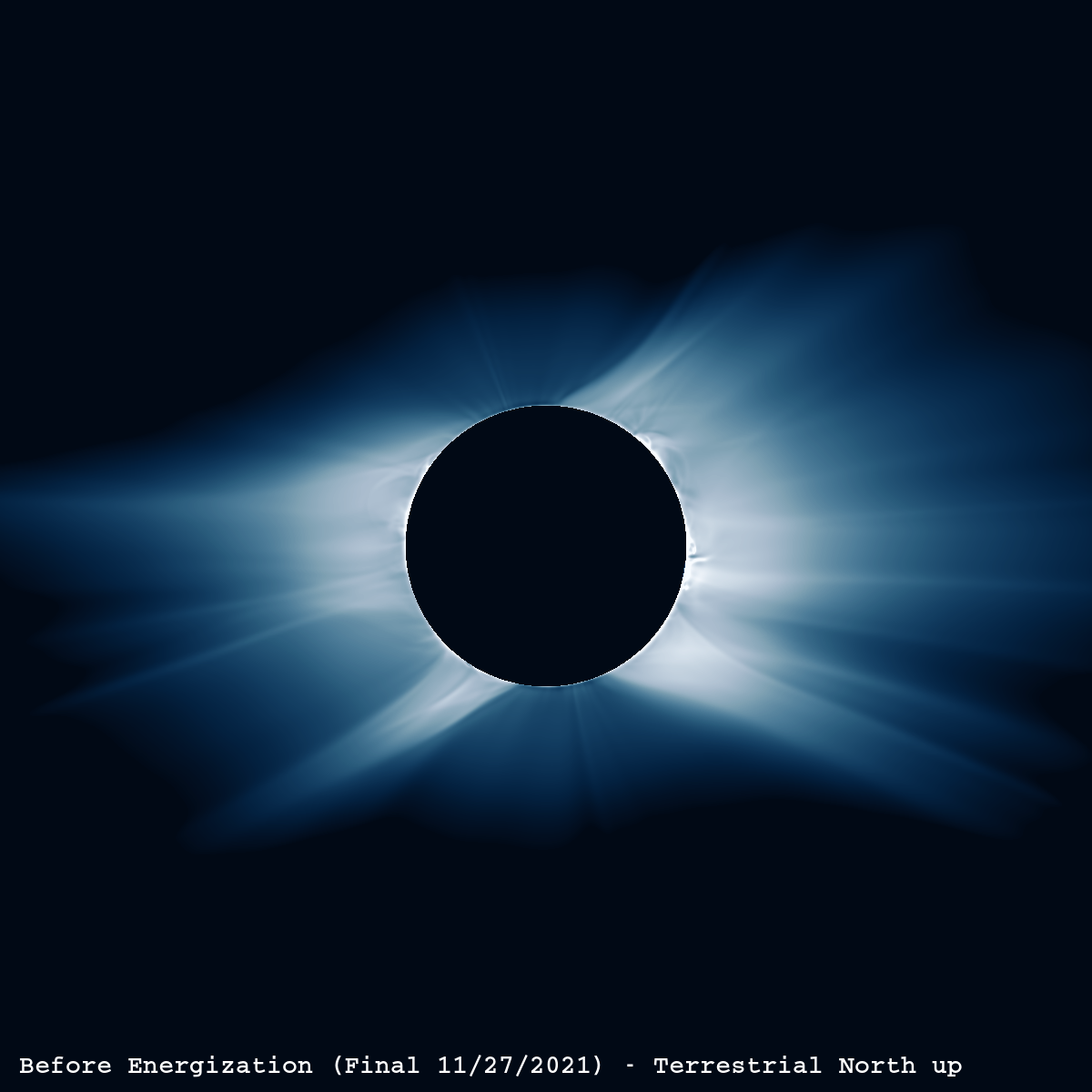 Log Brightness, Unsharp Masked (Before Energization)