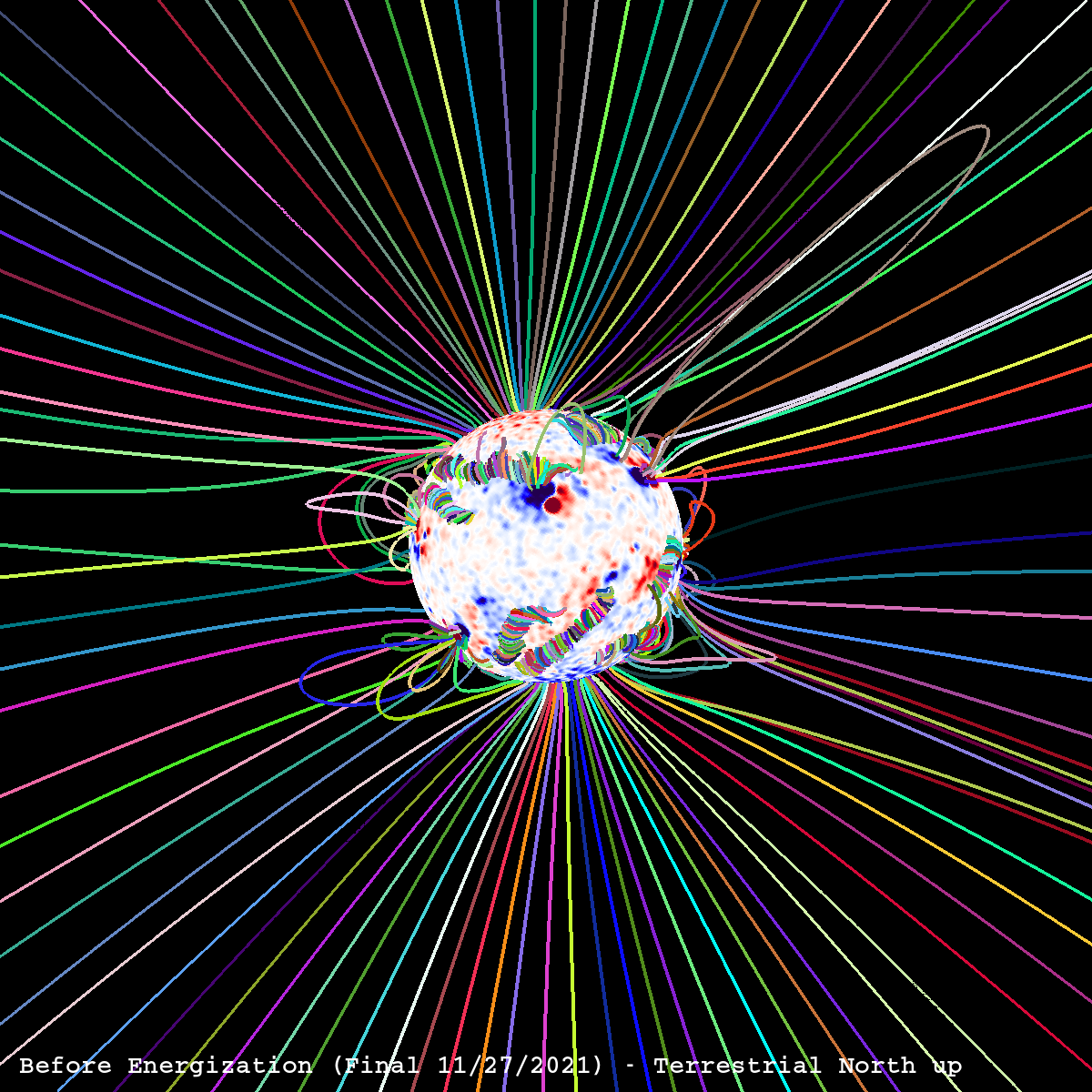Magnetic Field Lines (Before Energization)