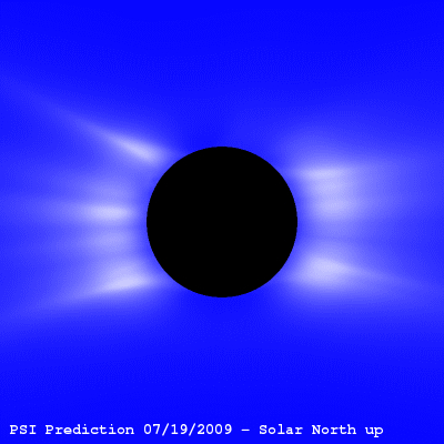 pB Prediciton Solar North Up (Blue)