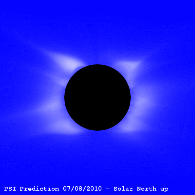 pB Prediciton Solar North Up (Blue)