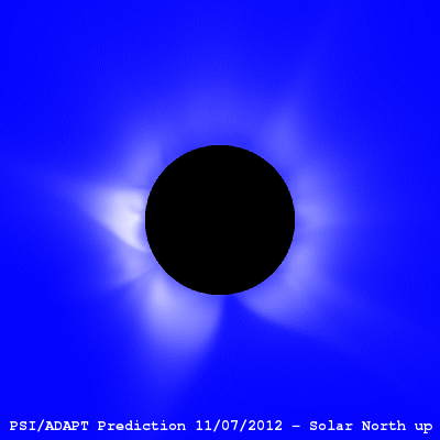 pB Prediciton Solar North Up (Blue)