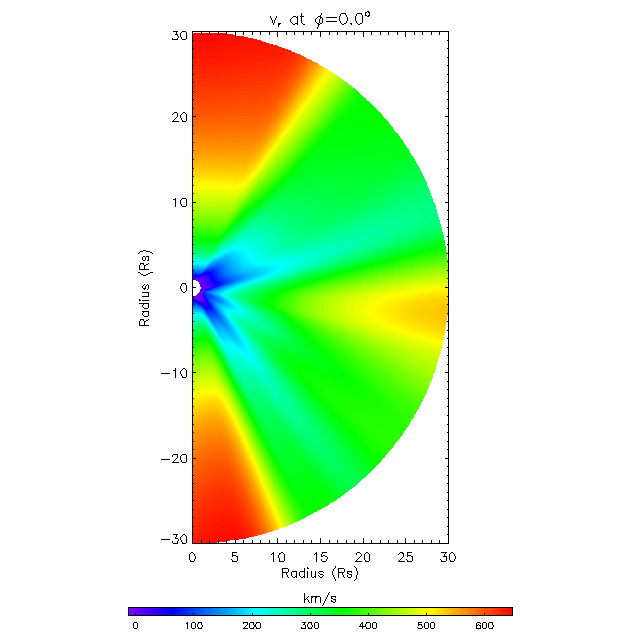 Vr meridional plane 0.0°