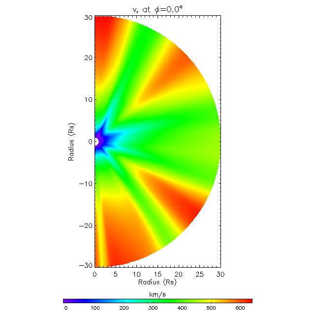Vr meridional plane 0.0°