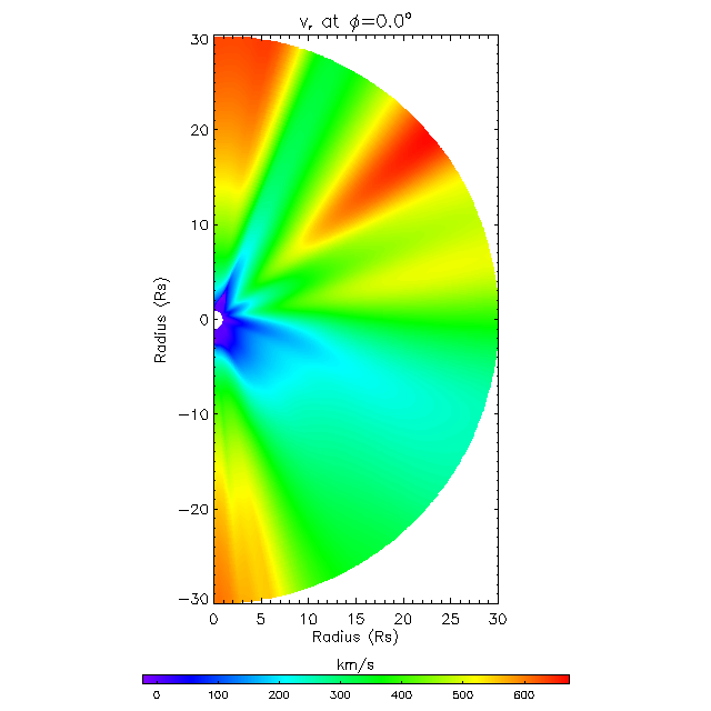 Vr meridional plane 0.0°