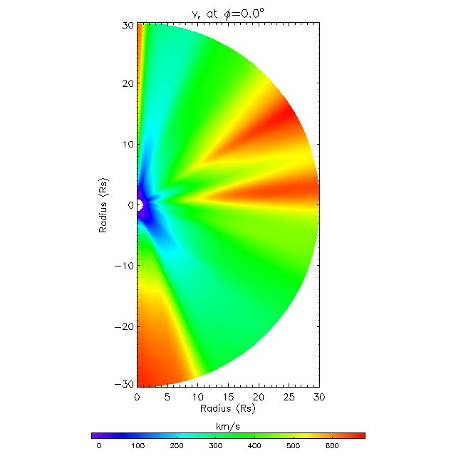 Vr meridional plane 0.0°