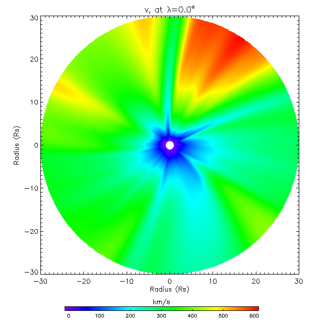 Vr equatorial plane 0.0°