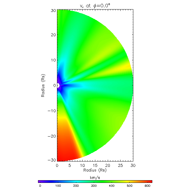 Vr meridional plane 0.0°