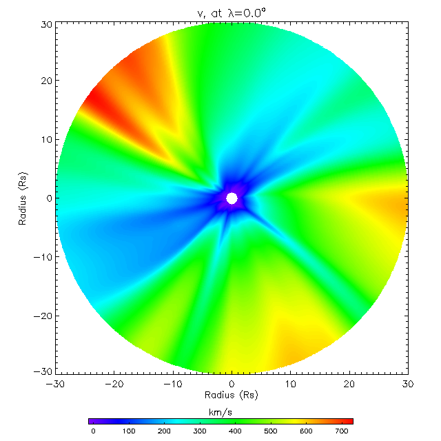 Vr equatorial plane 0.0°