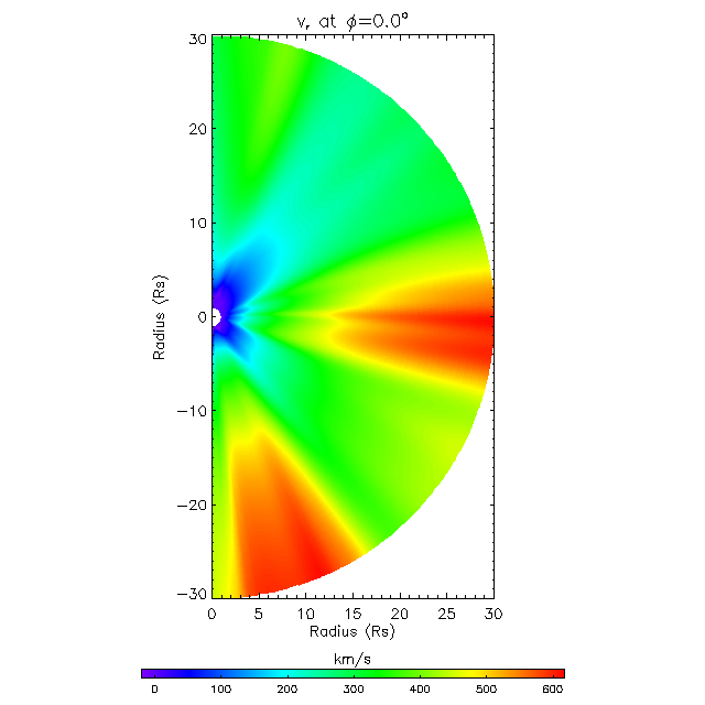 Vr meridional plane 0.0°