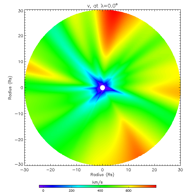 Vr equatorial plane 0.0°