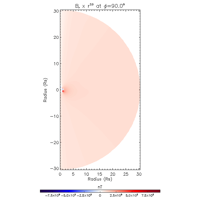 Br meridional plane 90.0°