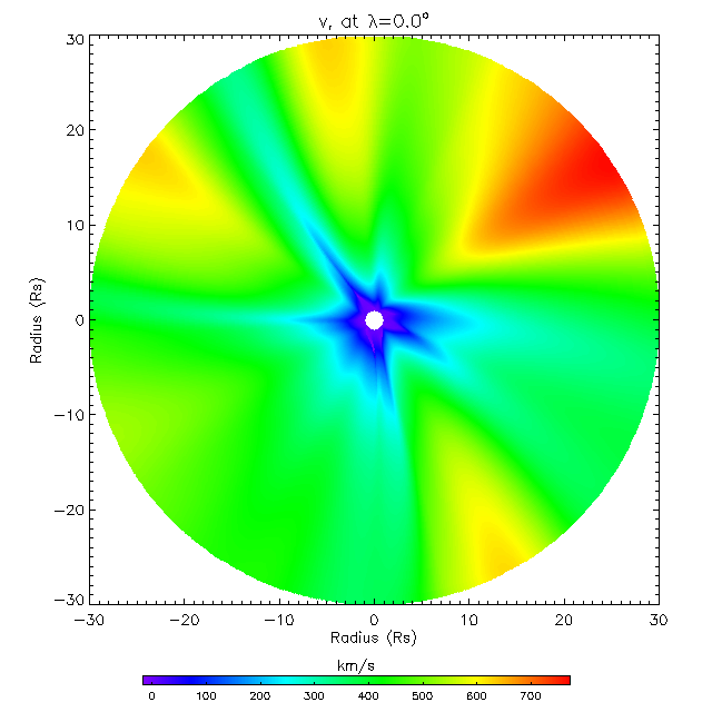 Vr equatorial plane 0.0°