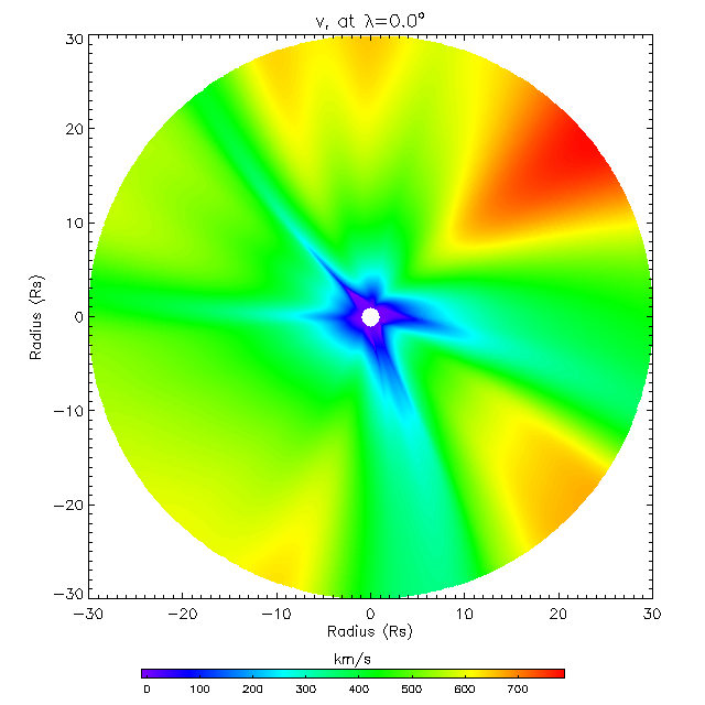 Vr equatorial plane 0.0°