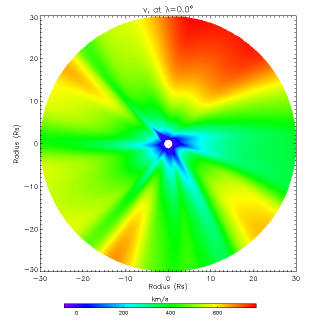 Vr equatorial plane 0.0&deg;