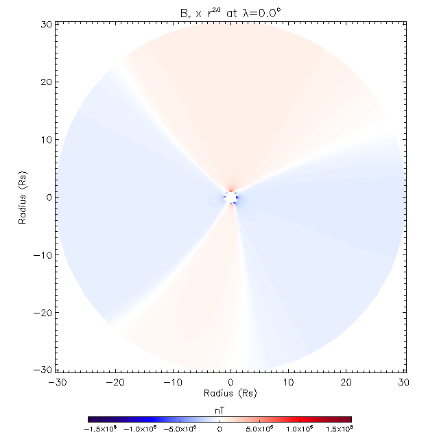 Br equatorial plane 0.0&deg;