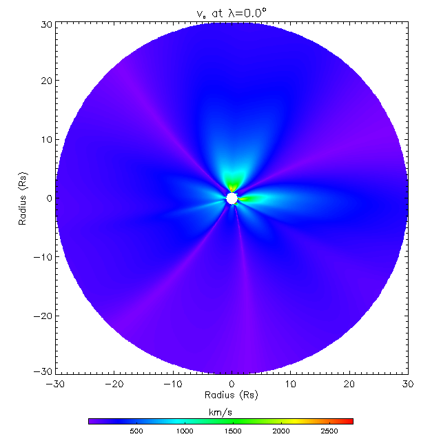 Va equatorial plane 0.0&deg;