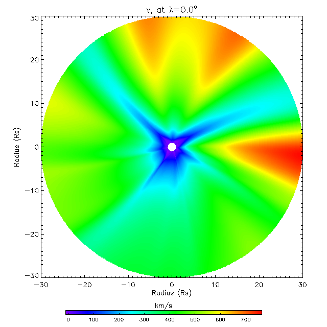 Vr equatorial plane 0.0&deg;