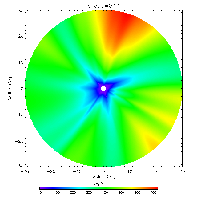 Vr equatorial plane 0.0&deg;