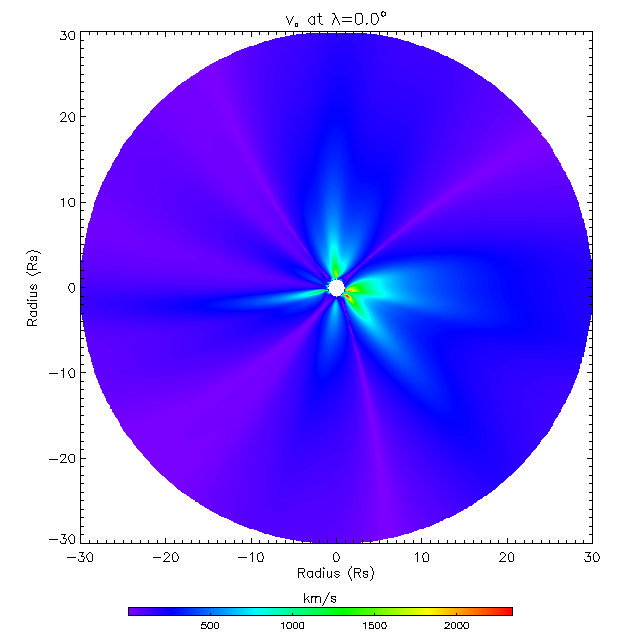 Va equatorial plane 0.0&deg;