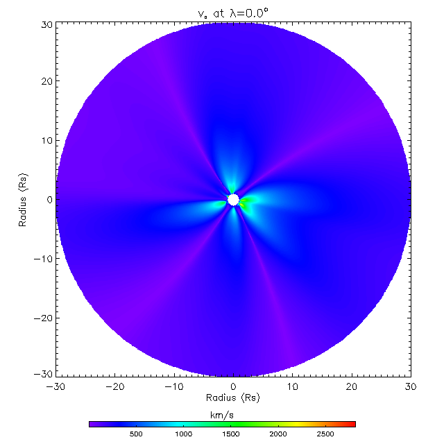 Va equatorial plane 0.0&deg;
