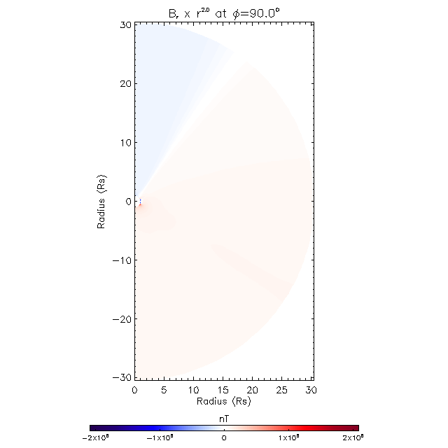 Br meridional plane 90.0&deg;