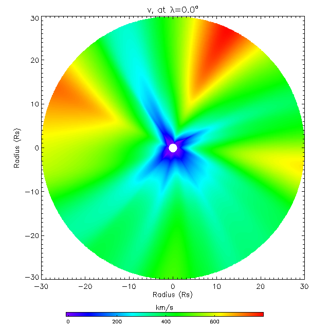 Vr equatorial plane 0.0&deg;