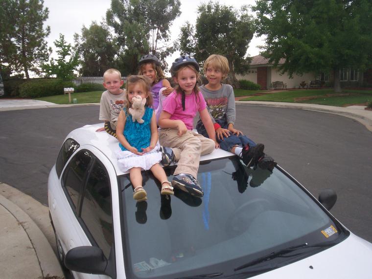 on car